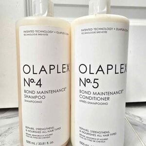 OLAPLEX No.4 Shampoo & No.5 Conditioner Duo — White Bottles